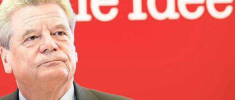 Angestrengt. Joachim Gauck zweifelt an der Regierungsfähigkeit der Linkspartei.