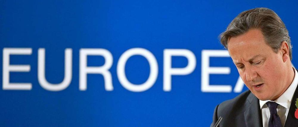 Will die Freizügigkeit in der EU ändern: David Cameron, Premierminister von Großbritannien.