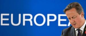 Will die Freizügigkeit in der EU ändern: David Cameron, Premierminister von Großbritannien.