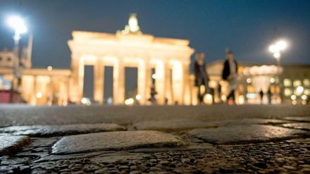 Das Brandenburger Tor, Symbol der deutschen Teilung.