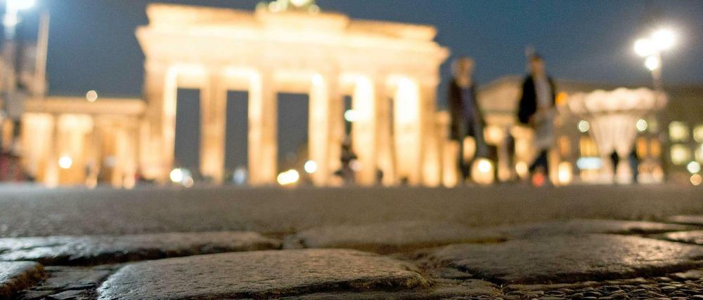 Das Brandenburger Tor, Symbol der deutschen Teilung.
