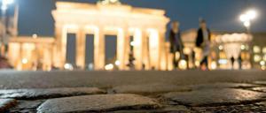 Das Brandenburger Tor, Symbol der deutschen Teilung.