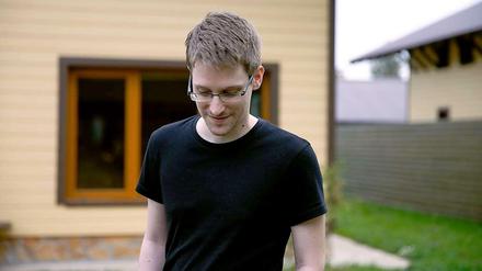 Edward Snowden in einer Szene des Dokumentarfilms "Citizenfour".