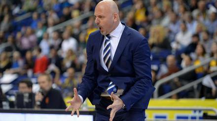 Sieht sein Team wieder mit Selbstvertrauen vor dem Topspiel gegen Bayern München: Alba-Trainer Sasa Obradovic.