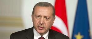 Dünnhäutig. Recep Tayyip Erdogan, Präsident der Türkei.
