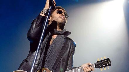Lenny Kravitz bei seinem Auftritt in Berlin.