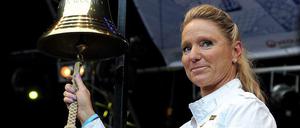 Die mehrfache Paralympics-Siegerin Kirsten Bruhn bei der offiziellen Eröffnung der Kieler Woche.