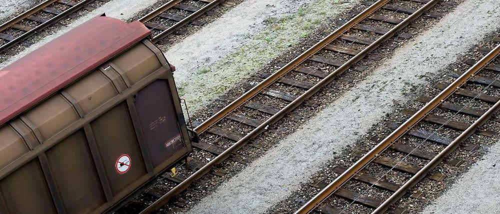 17 Prozent des Güterverkehrs wird über die Schiene abgewickelt.