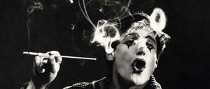 Monique Jacot, Der Pantomime Dimitri 1961, Silbergelatineabzug, © Monique Jacot / Fotostiftung Schweiz, Winterthur