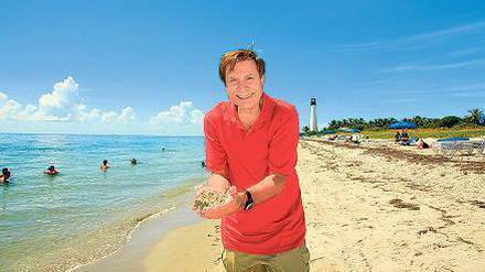 Sandmann. Dr. Beach testet aber auch Wasserqualität und Ambiente. 