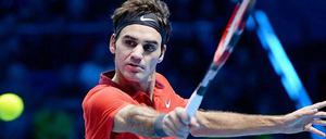 Roger Federer spielt bei der Tennis-WM in London wieder groß auf.