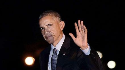 Erschöpftes Winken: Barack Obamas Charisma ist verflogen.