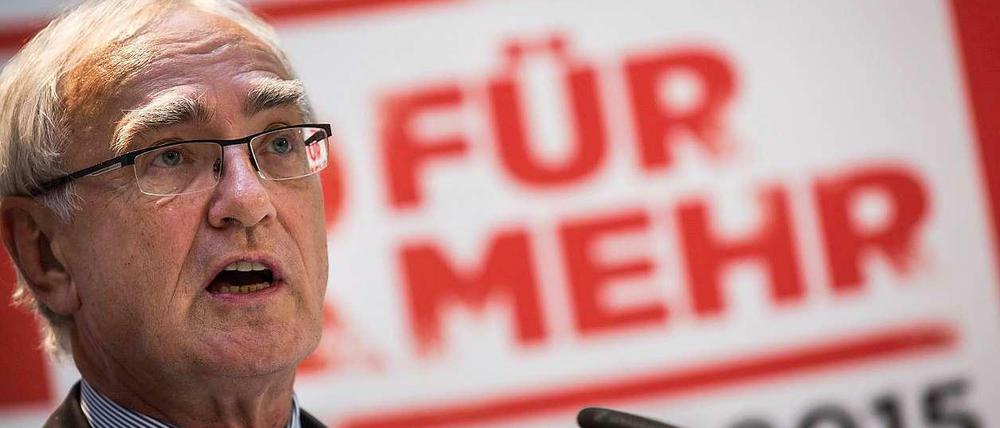 Detlef Wetzel: „Unser Ziel ist das gute Leben, und dazu ist mehr als Geld nötig“, sagte der IG Metall-Chef.