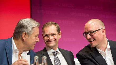Wowereit geht, Müller übernimmt, Stöß bleibt. Parteitag der Berliner SPD.