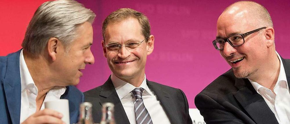 Wowereit geht, Müller übernimmt, Stöß bleibt. Parteitag der Berliner SPD.