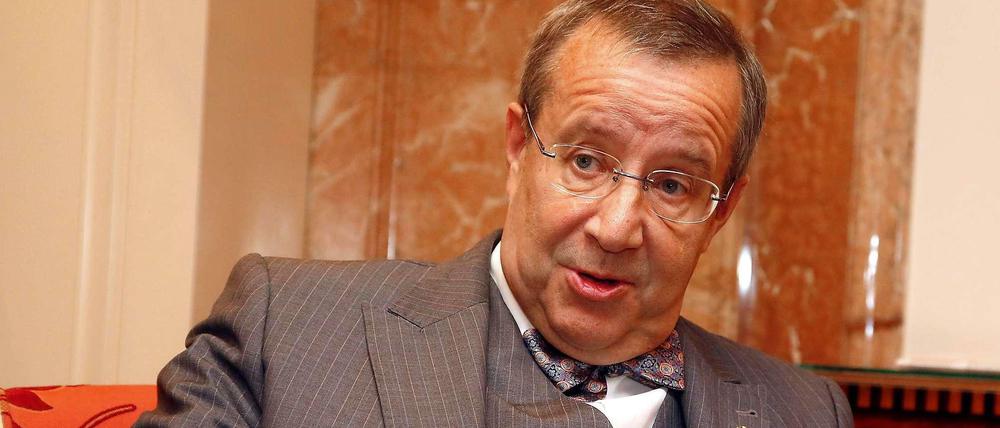 Estlands Präsident Toomas Hendrik Ilves.
