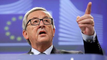 Unter Druck. EU-Kommissionschef Jean-Claude Juncker.