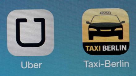 Auf vielen Smartphones sind sie direkte Nachbarn, im wahren Leben harte Konkurrenten: der US-Fahrdienstvermittler Uber und das deutsche Taxigewerbe.