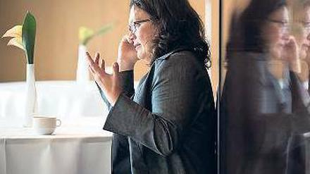 Die nächste Reform. Nach der Rente mit 63 will Bundesarbeitsministerin Andrea Nahles (SPD) nun Langzeitarbeitslosen helfen, wieder auf dem Arbeitsmarkt Fuß zu fassen. Foto: dpa/pa