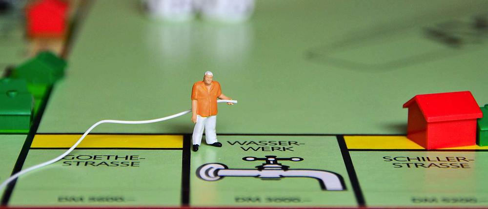 Wasserprivatisierung im Monopoly