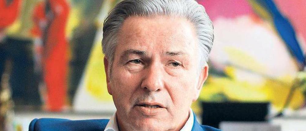 Schlussakkord. Wowereit in seinem Amtszimmer im Roten Rathaus. 