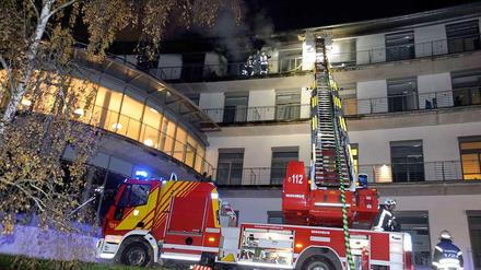 Brand im Krankenhaus von Püttlingen im Saarland. Zwei Menschen wurden getötet.