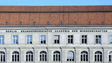 Berlin-Brandenburgische Akademie der Wissenschaften in Berlin.