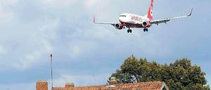 Krach am Dach. Blankenfelde-Mahlow muss nun mit dem Lärm leben. 