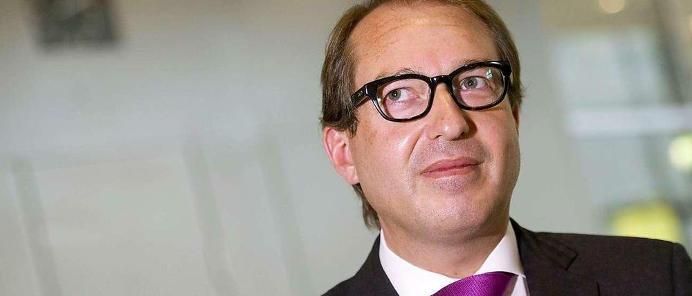 Wird von Datenschützern kritisiert: Verkehrsminister Alexander Dobrindt (CSU).