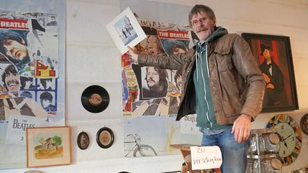 Platten Pedro in Charlottenburg schließt Ende 2021. Foto: Cay Dobberke