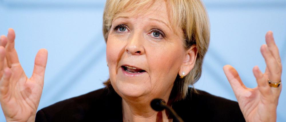 Will ihr Bundesland finanziell besser stellen: Hannelore Kraft von der SPD:
