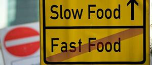 Berliner Köche stellen ihre Slow-Food-Spezialitäten vor.