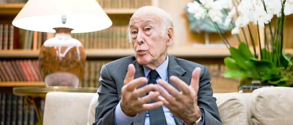 Frankreichs Ex-Staatschef Valéry Giscard d'Estaing.