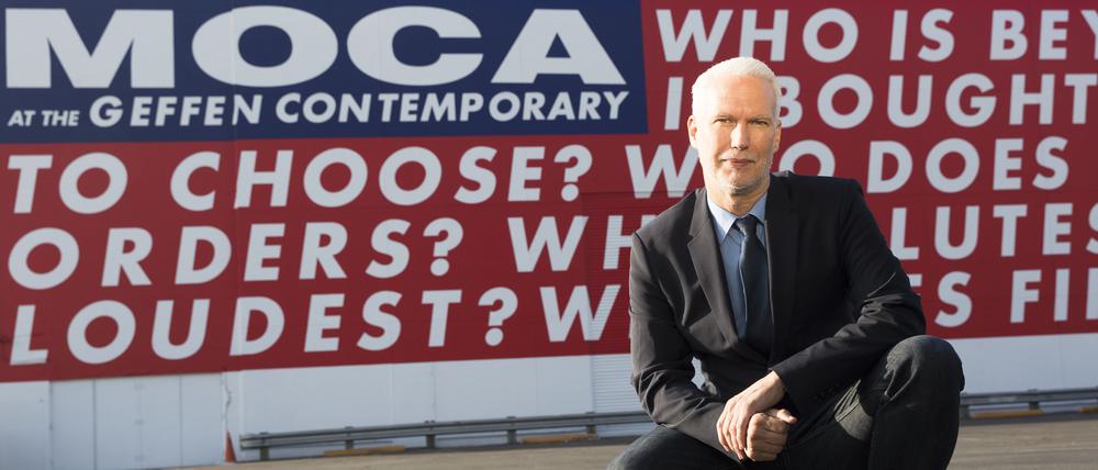 Offen für Neues. Klaus Biesenbach vor dem Museum of Contemporary Art (MOCA) in Los Angeles, das er noch bis 2022 leitet.