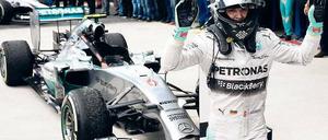 Kennen Sie mich? Nico Rosberg stellt sich nach seinem Sieg in Brasilien vor.