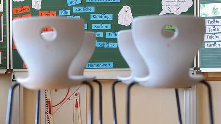 Rabiate Erziehungsmethoden haben in der Schule nichts zu suchen. Hier ein Klassenraum einer Schule in Oberfranken. 
