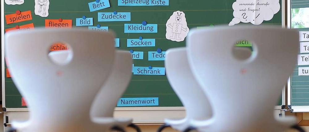 Rabiate Erziehungsmethoden haben in der Schule nichts zu suchen. Hier ein Klassenraum einer Schule in Oberfranken.