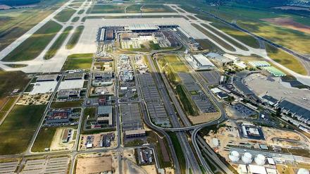 Noch immer steht alles still am Flughafen BER.