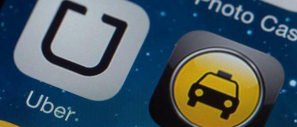 Der Fahrdienst "Uber" gilt als sehr umstritten.