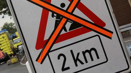 Der Umbau ist der erste Teil des sechsstreifigen Ausbaus der nördlichen A 10.