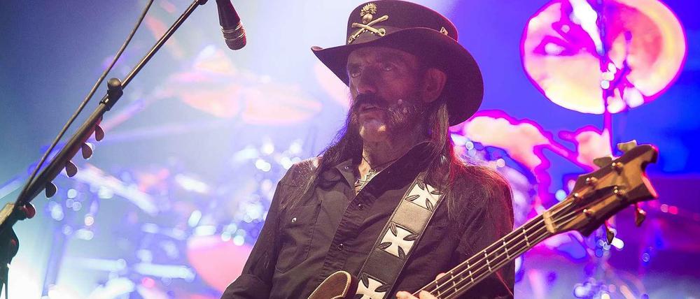 Motörhead-Frontmann Lemmy Kilmister in Berlin.