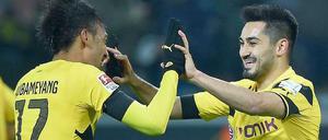 Ilkay Gündogan bringt Dortmund 1:0 in Führung.