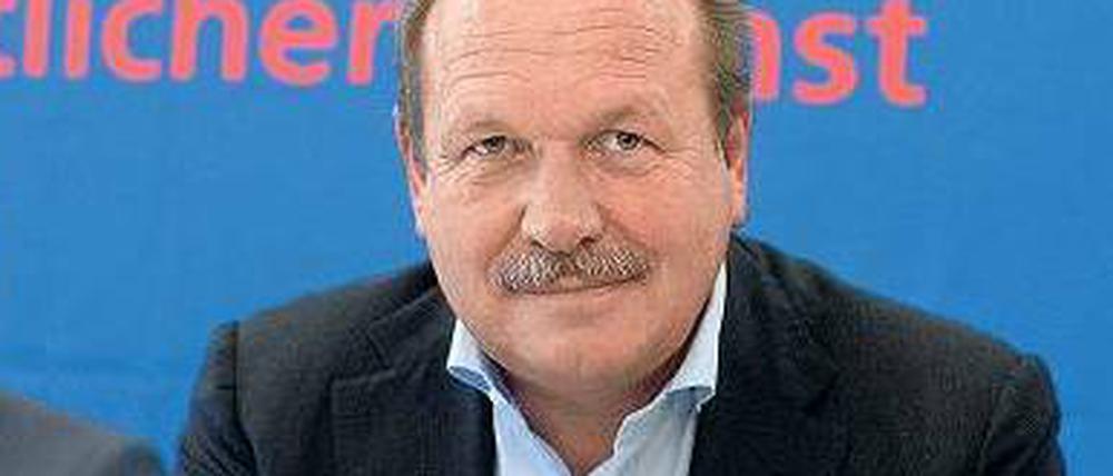 Verdi-Chef Frank Bsirske
