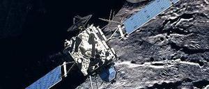 Komet im Visier. „Rosetta“ erkundet seit August dem Komet „Tschurjumow-Gerassimenko“. Dabei wird auch die chemische Zusammensetzung des Materials analysiert.