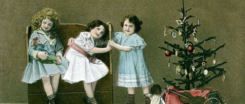 Ganz klassisch: Die Motive der Weihnachtskarten sind vielfältig – und traditionell.