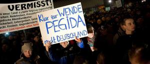 Pegida in Aktion - die Aufwiegler bei der Arbeit