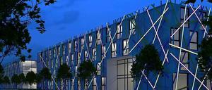 Schräge Sache. So soll das Wohnheim von außen aussehen.