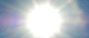 Die Sonne, ein glühender Brocken aus Wasserstoff, Helium und noch ein paar zerquetschten Elementen.