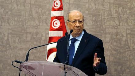 Béji Caïd Essebsi erhielt bei der Stichwahl 55,68 Prozent der Stimmen.