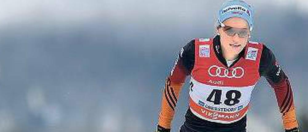 Beste Nicht-Skandinavierin. Nicole Fessel hatte in ihrer Heimat Oberstdorf nur vier Norwegerinnen vor sich. 
